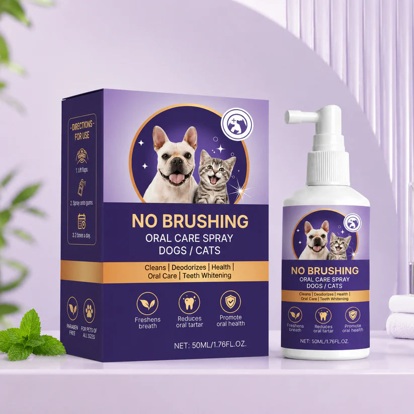 Trecding™🍃No-Brushing Oral Care Spray for Dogs & Cats