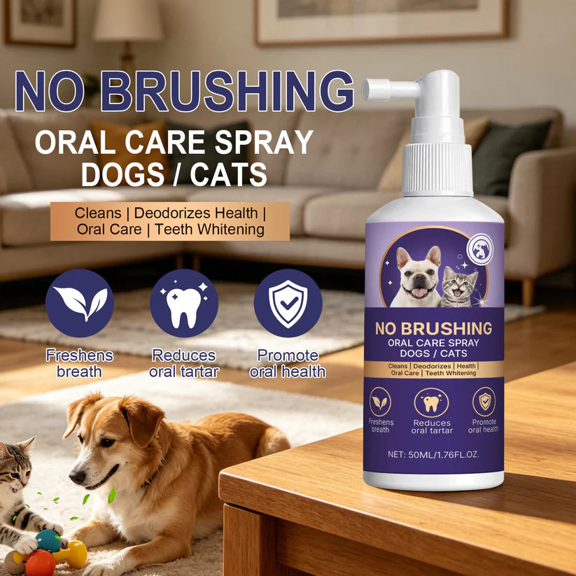 Trecding™🍃No-Brushing Oral Care Spray for Dogs & Cats
